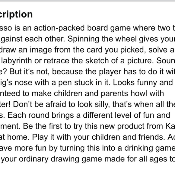 Brand New Pigcasso Family Drawing Board Game FUN! - Picture 5 of 6